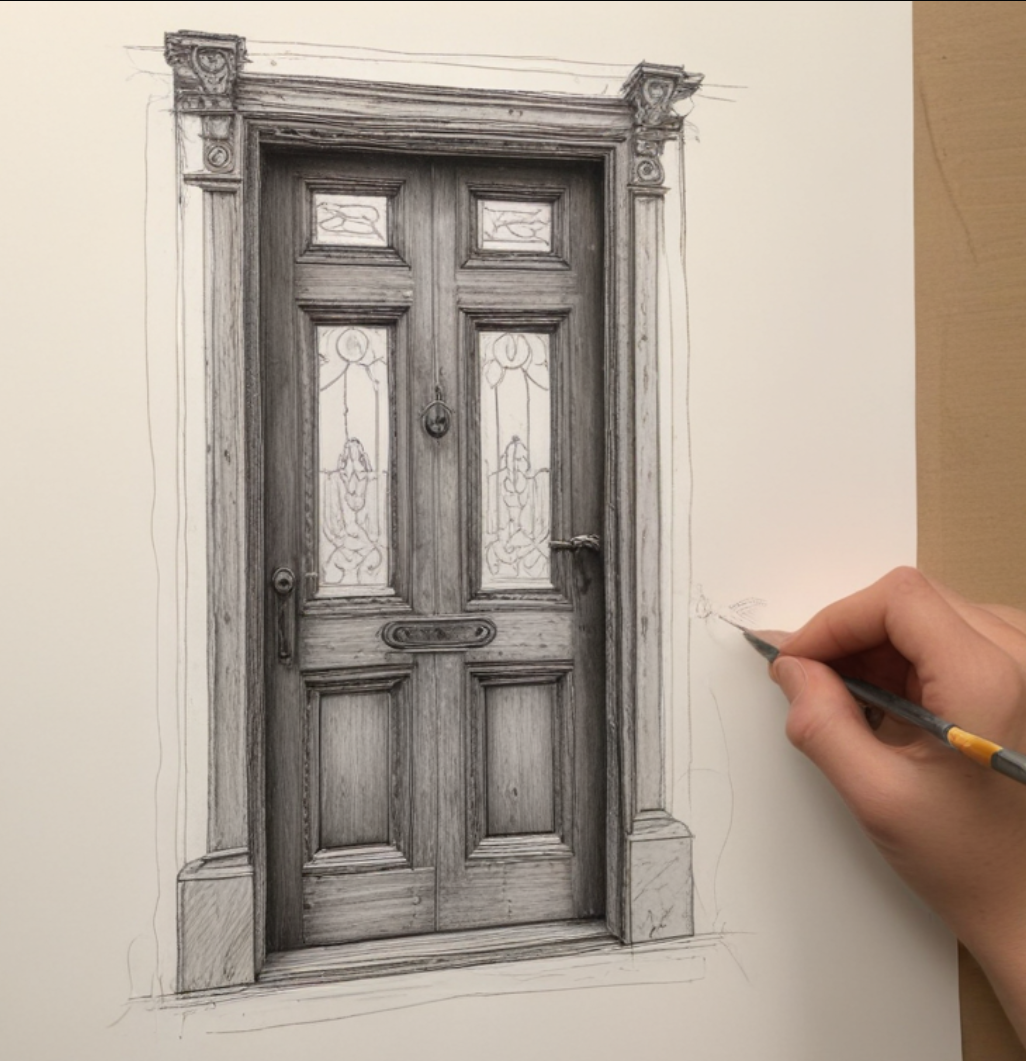 راز درب چوبی شیشه‌خور: از طرح تا واقعیت، ساخت درب چوبی شیشه‌خور